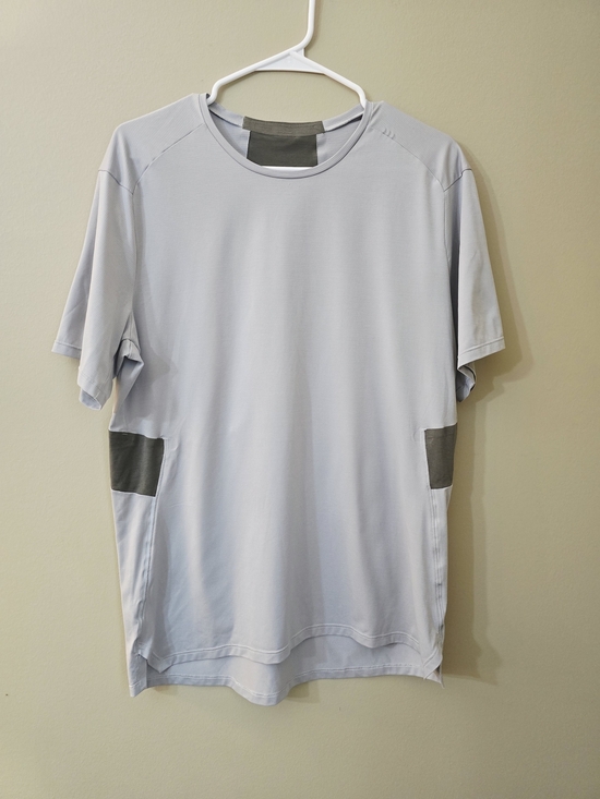 lululemon athletica Other - Light Gray Performance Short-Sleeve Men's Shirt Reflective Running
